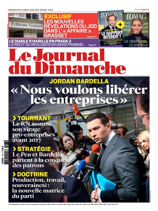 Cover image for Le Journal du dimanche